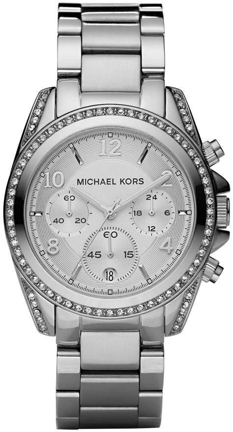 dameshorloge van michael kors jet set blair mk5165|Michael Kors Ladies Silver Blair Watch MK5165 from Real Watch.